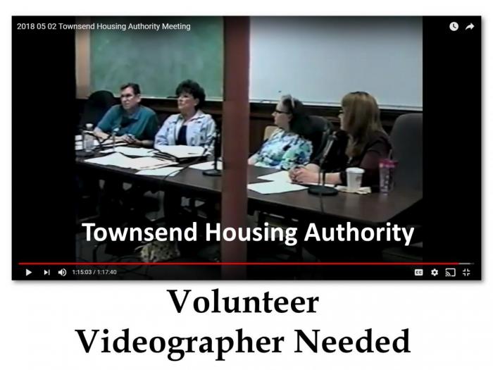 Photo of Townsend Housing Authority meeting